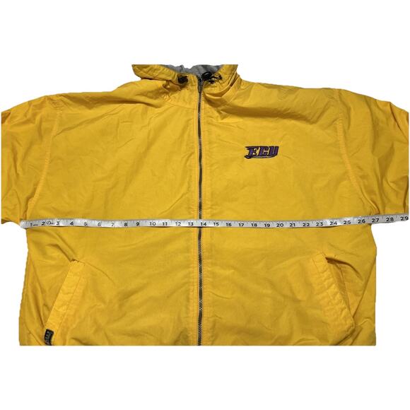 Gear For Sports ECU Pirates Jacket Men’s XXL 2XL Yellow Full Zip Windbreaker - Picture 5 of 7